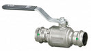 Manual 2-Way Ball Valve Press 316 SS