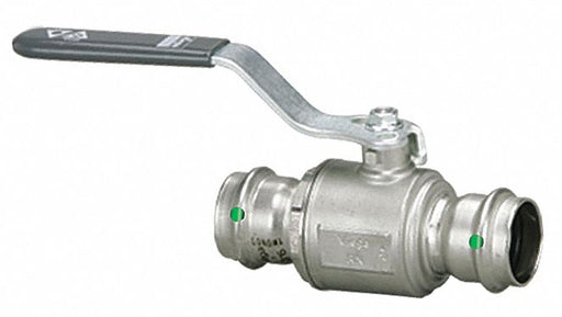 Manual 2-Way Ball Valve Press 316 SS