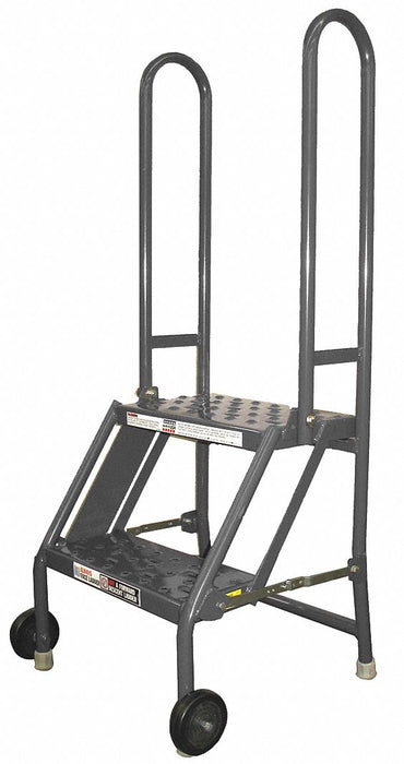 Tilt and Roll Ladder Platfm 20 In H