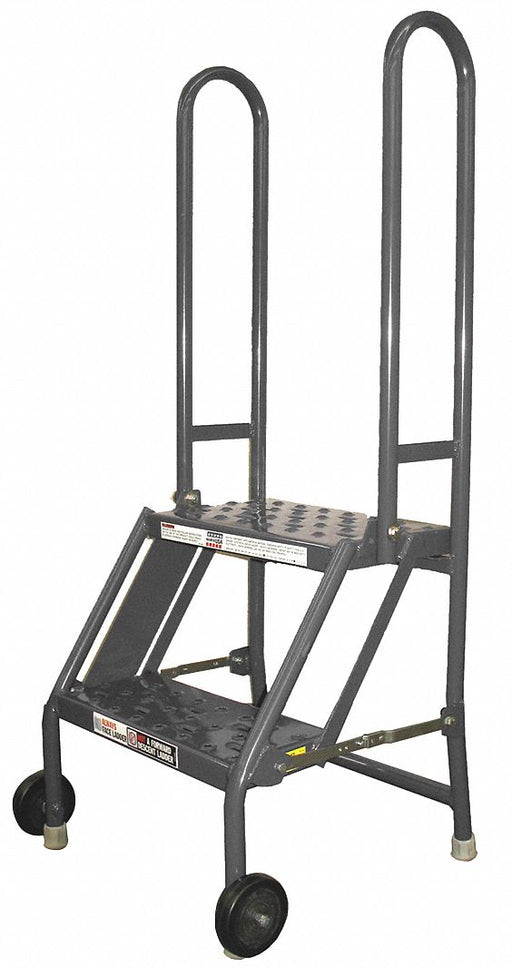 Tilt and Roll Ladder Platfm 20 In H