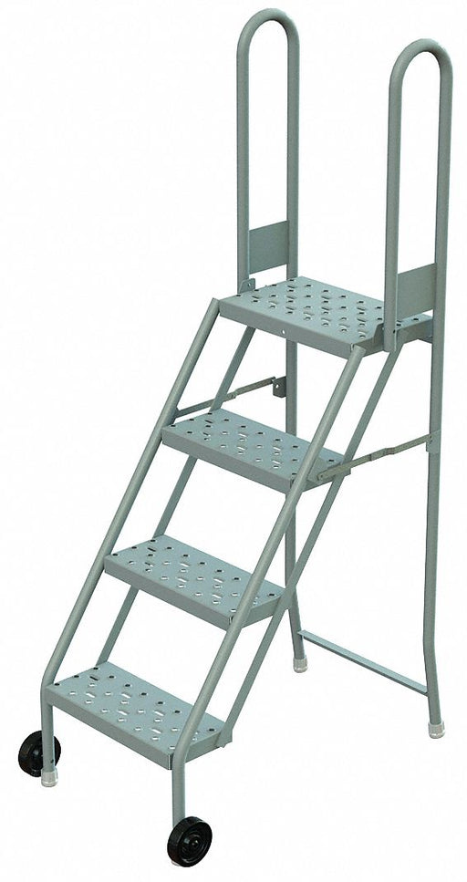 Tilt and Roll Ladder Platfm 40 In H