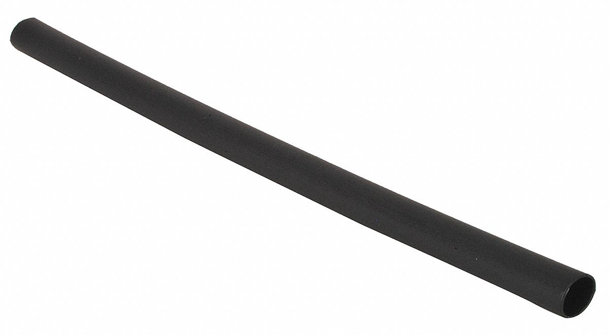 Shrink Tubing 48 in Blk 0.35 in ID PK5