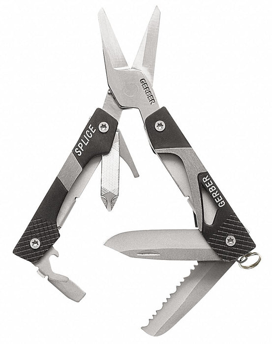 Scissor Multi-Tool Black 8 Tools