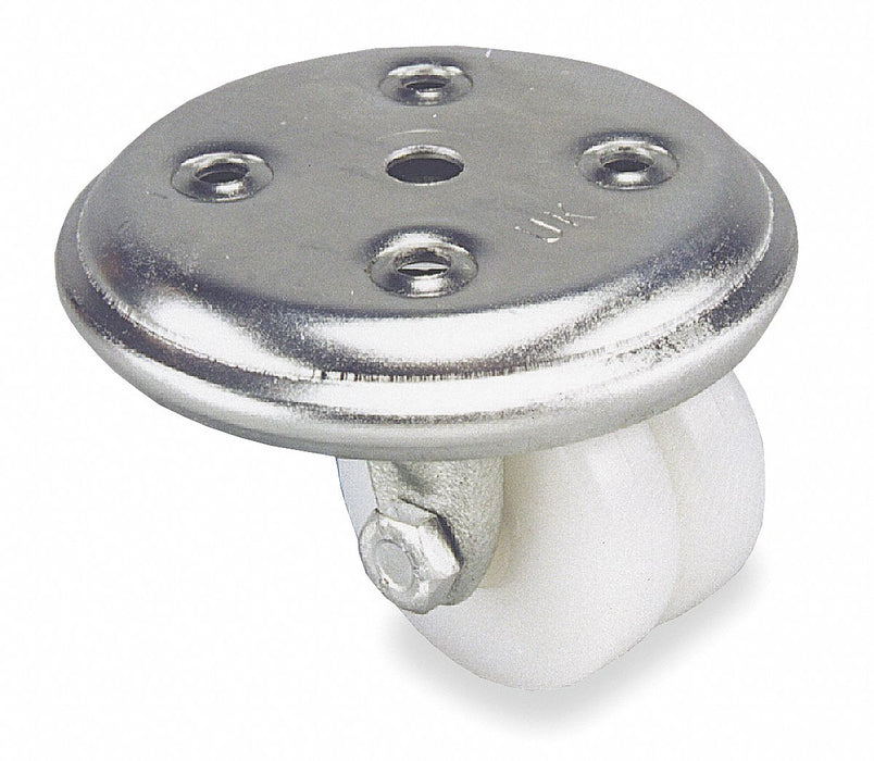 Plate Caster Swivel Nylon 2 1/2 H