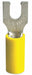 Fork Terminal Tin Copper Yellow PK50