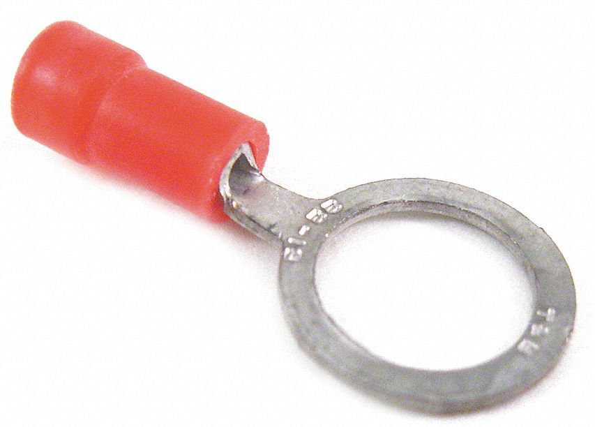 Ring Terminal Red 22 AWG 18 AWG PK100