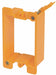 Mounting Bracket 1-Gang Plastic Orange