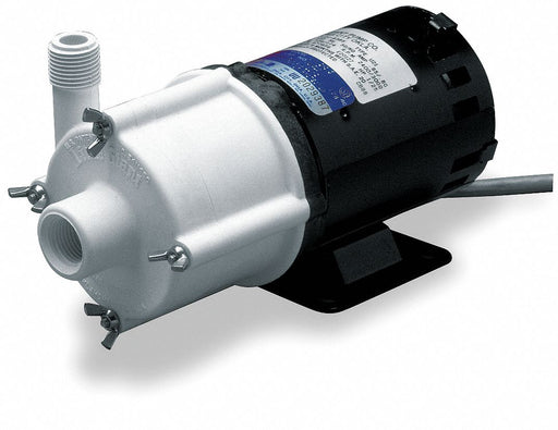 Magnt Drv Pmp 1/2in NPT 1/25hp Glss PP