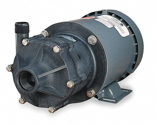Magnt Drv Pmp 3/4in NPT 1/2hp Glss PPS