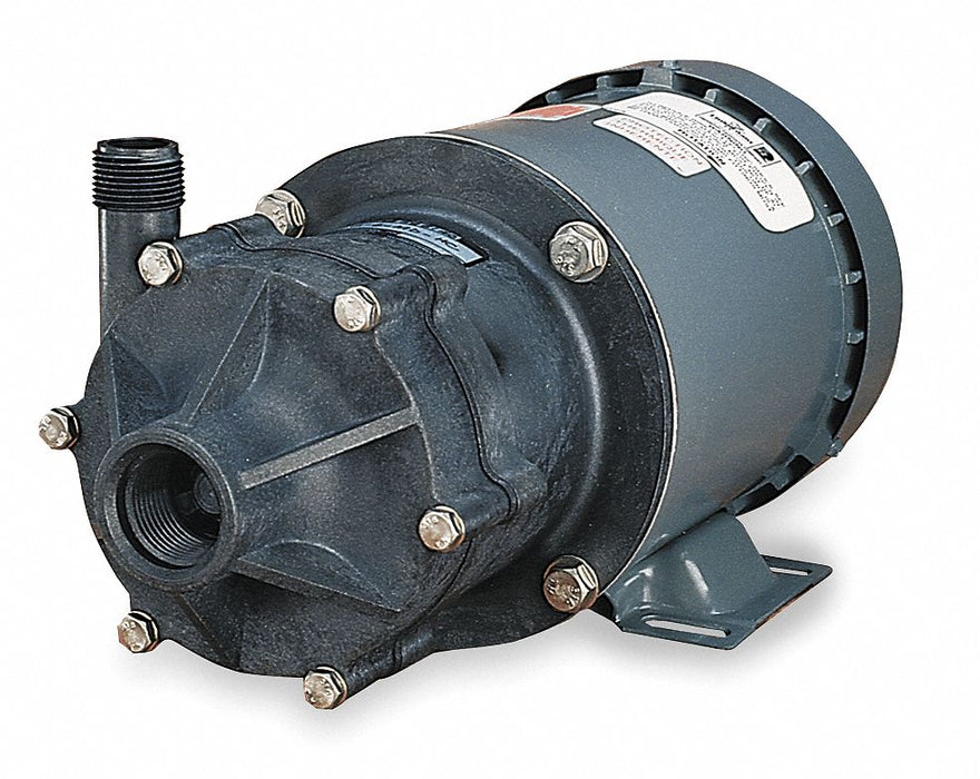 Magnt Drv Pmp 3/4in NPT 1/2hp Glss PPS