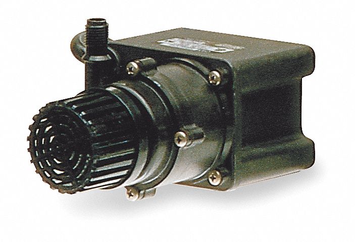 Magnt Drv Pmp 1/4in NPT 1/35hp Glss PP