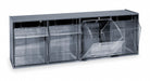 F1573 Tip-Out Bin Gray Unfinished 8 1/8 in