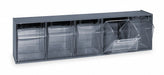 F1574 Tip-Out Bin Gray Unfinished 6 1/2 in