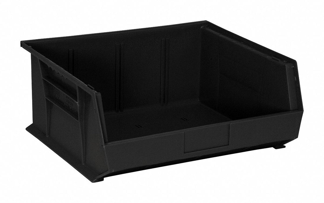 ESD Conductive Bin Black PP 7 in