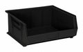 ESD Conductive Bin Black PP 7 in