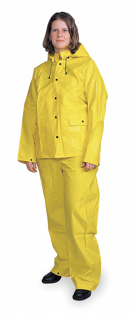 D2286 Rain Suit Jacket/Bib Unrated Yellow 3XL