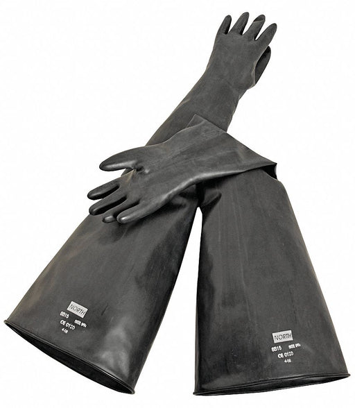 GloveBoxGloves Black Size9.75 Butyl PR