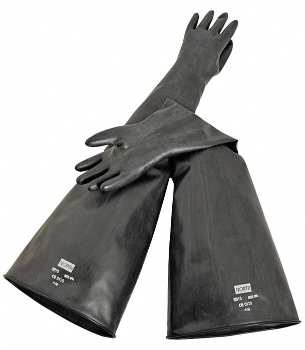 GloveBoxGloves Black Size9.75 Butyl PR