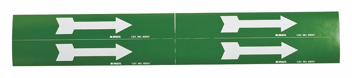 D3383 Pipe Marker (Arrow) 1 1/8in H 7in W
