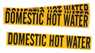 Pipe Marker Domestic Hot Water 2 1/4in H
