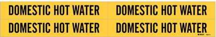 Pipe Marker Domestic Hot Water