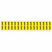 D4796 Number Label Vinyl 3/4 in H 5/8 in W