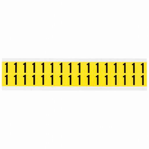 D4796 Carded Number Character 1 Vinyl 5/8 H