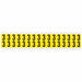 D4796 Number Label Vinyl 3/4 in H 5/8 in W