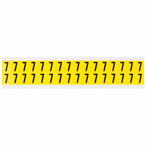 D4796 Number Label Vinyl 3/4 in H 5/8 in W