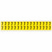 D4796 Number Label Vinyl 3/4 in H 5/8 in W