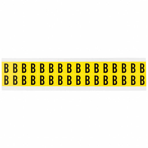 D4797 LetterLabel Vinyl 3/4inH 5/8inW PK32