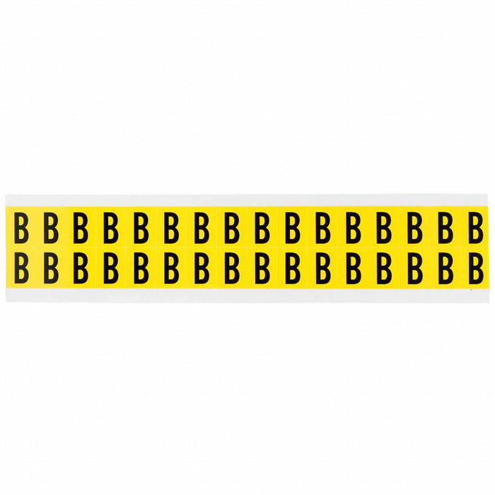 D4797 LetterLabel Vinyl 3/4inH 5/8inW PK32
