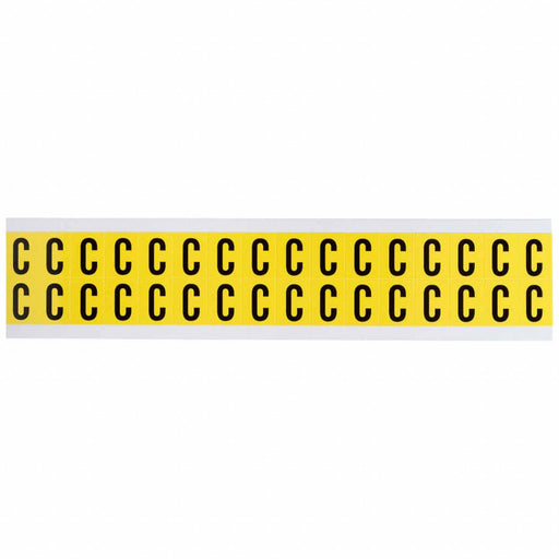 D4797 LetterLabel Vinyl 3/4inH 5/8inW PK32