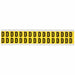 D4797 LetterLabel Vinyl 3/4inH 5/8inW PK32