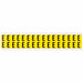 D4797 LetterLabel Vinyl 3/4inH 5/8inW PK32