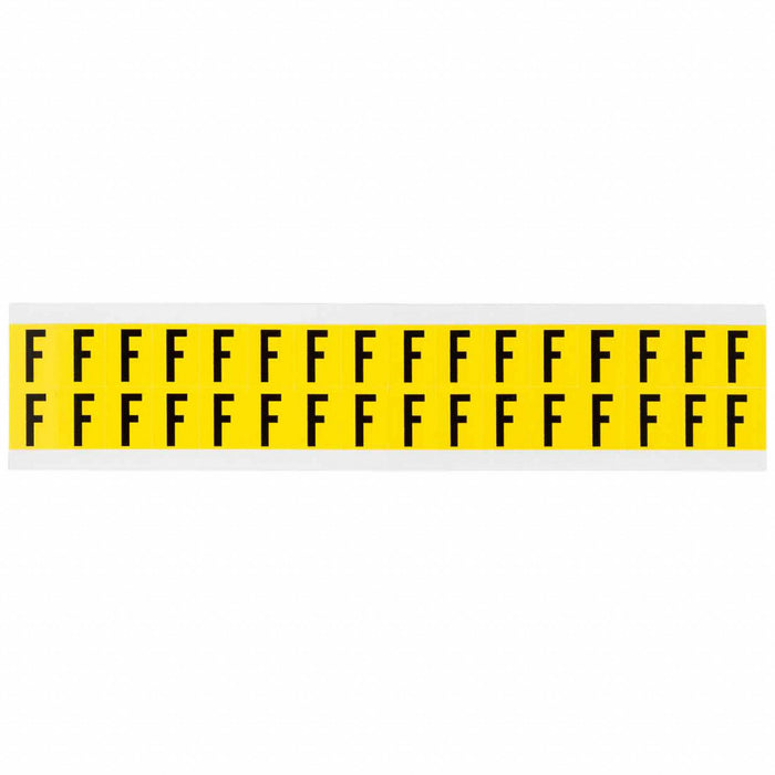D4797 LetterLabel Vinyl 3/4inH 5/8inW PK32