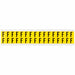 D4797 LetterLabel Vinyl 3/4inH 5/8inW PK32