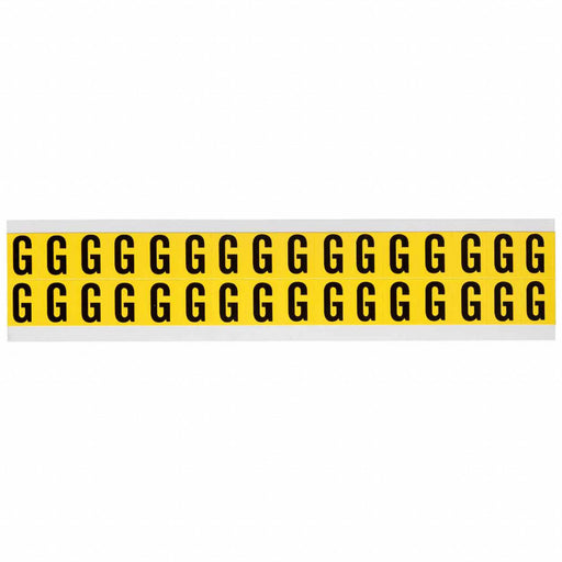 D4797 LetterLabel Vinyl 3/4inH 5/8inW PK32