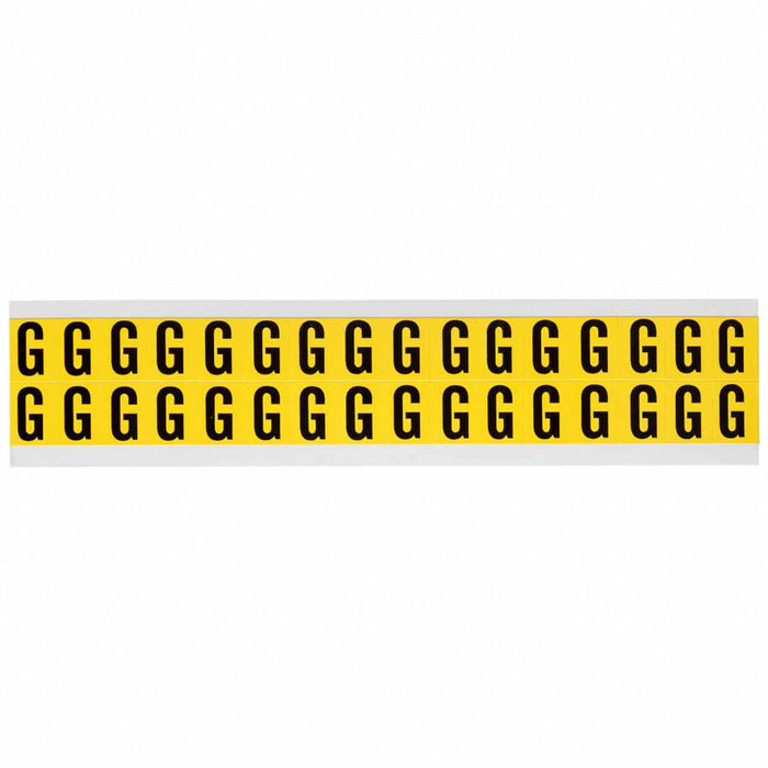 D4797 LetterLabel Vinyl 3/4inH 5/8inW PK32