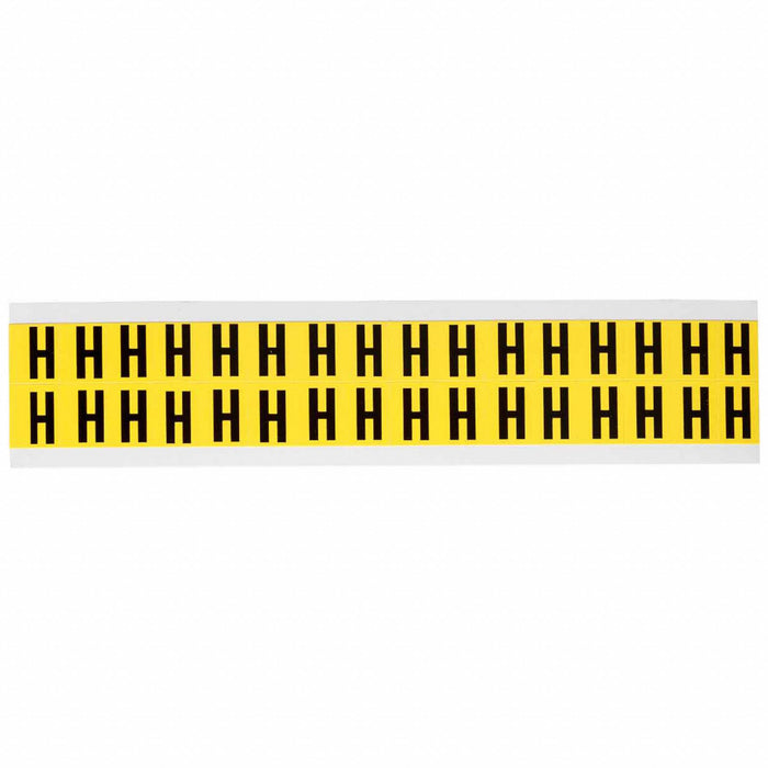 D4797 LetterLabel Vinyl 3/4inH 5/8inW PK32