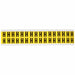 D4797 LetterLabel Vinyl 3/4inH 5/8inW PK32