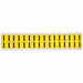 D4797 LetterLabel Vinyl 3/4inH 5/8inW PK32