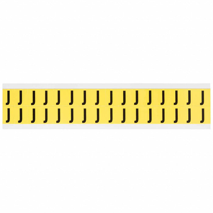D4797 LetterLabel Vinyl 3/4inH 5/8inW PK32