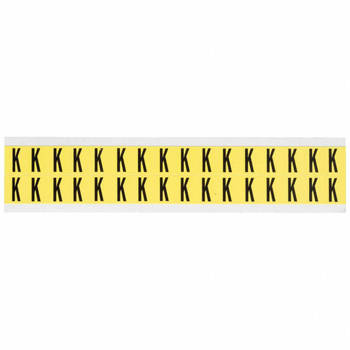 D4797 LetterLabel Vinyl 3/4inH 5/8inW PK32