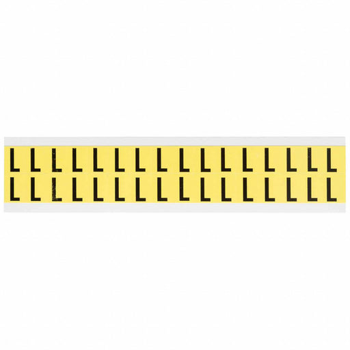 D4797 LetterLabel Vinyl 3/4inH 5/8inW PK32