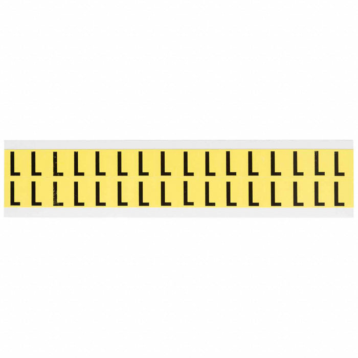 D4797 LetterLabel Vinyl 3/4inH 5/8inW PK32