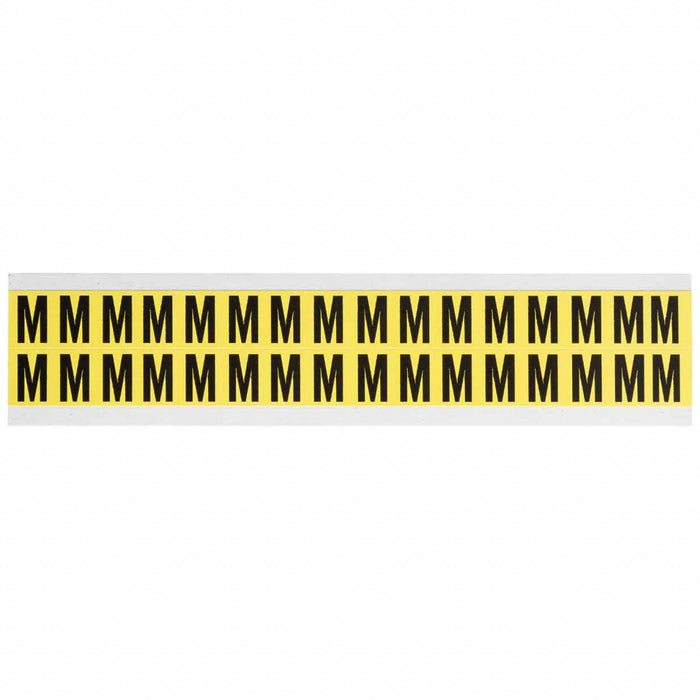 D4797 LetterLabel Vinyl 3/4inH 5/8inW PK32