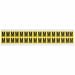 D4797 LetterLabel Vinyl 3/4inH 5/8inW PK32