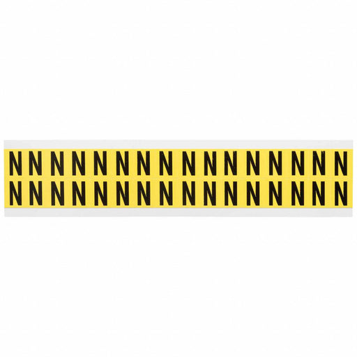 D4797 LetterLabel Vinyl 3/4inH 5/8inW PK32