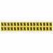 D4797 LetterLabel Vinyl 3/4inH 5/8inW PK32